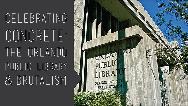 Orlando Public Library celebrates its 50th birthday this weekend with a tribute to concrete