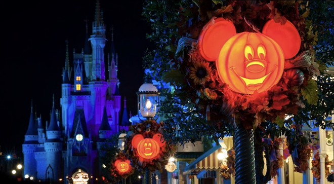 Mickey's Not-So-Scary Halloween Party decor at the Magic Kingdom - IMAGE VIA DISNEY