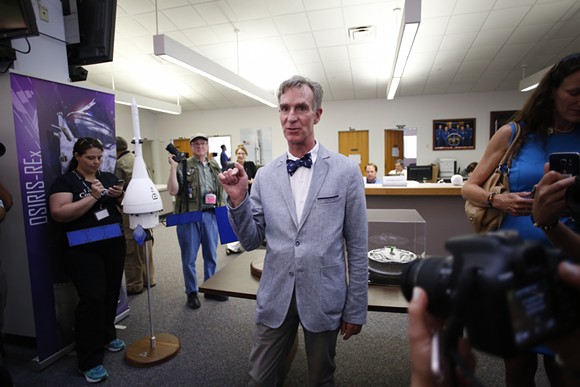 OSIRIS-REx launch at NASA hosts Bill Nye, science guy
