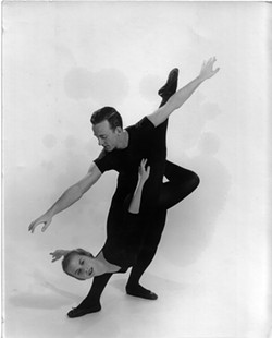 Poole as a young dancer. - photo courtesy of Jim Tushinski