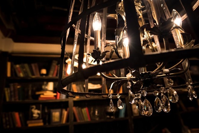 Antique chandelier - Gideon's Bakehouse