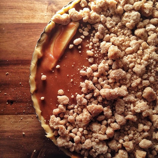 Peanut butter apple pie - Gideon's Bakehouse