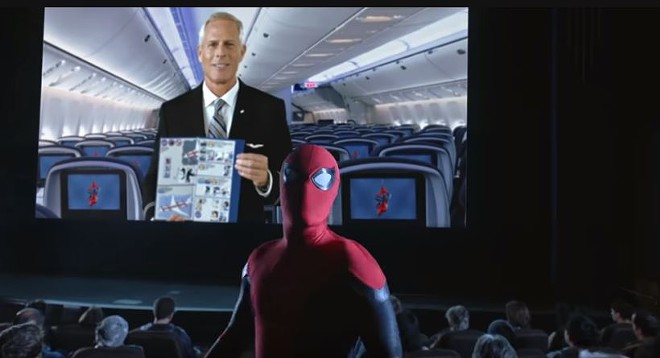 When Spider-Man tells you to buckle up, you buckle up – as shown in new United Airlines safety video (2)