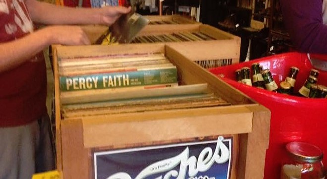 Vinyl For Charity sale happening at Owl's Attic this weekend