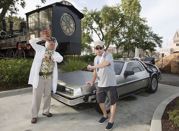 "Wait a minute Doc, uh, are you telling me you built a time machine ... out of a DeLorean?" -  Marty McFly - Photo via Universal Studios