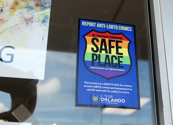 Orlando Police distribute LGBTQ 'safe place' decals to local businesses