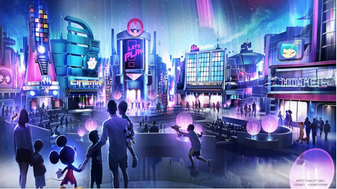 Epcot's upcoming play themed pavilion - Concept art via Disney