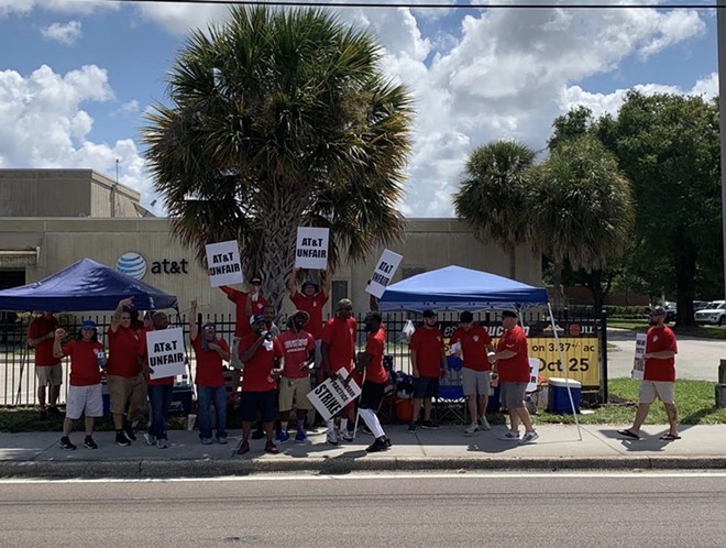 Strikers at 1501 S .Semoran Blvd in Orlando. - courtesy of Local 3108