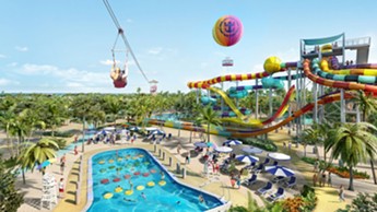 Thrill Waterpark at CocoCay, Royal Caribean's private island - Image via Royal Caribbean