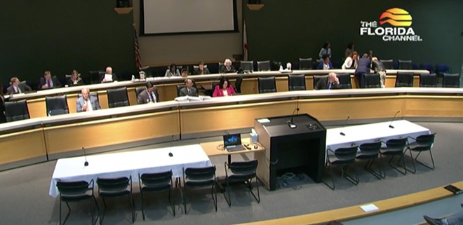 The Senate Education Appropriations Committee on Tuesday - SCREENSHOT VIA FLORIDA CHANNEL