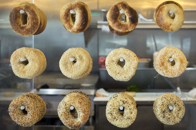 Bagel Bruno serves delightful 'Orlando-style' bagels inside a Foxtail Coffee
