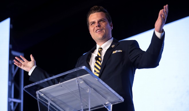 Florida Rep. Matt Gaetz couldn't make it through the State of the Union without doing something dumb