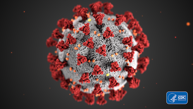Illustration of 2019 Novel Coronavirus (2019-nCoV) - IMAGE VIA CDC/WIKIMEDIA COMMONS