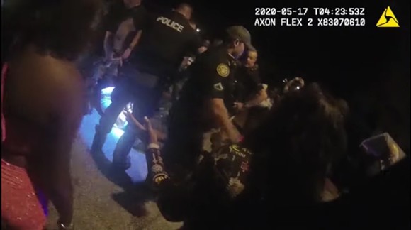 Volusia County Sheriff officer body cam footage - Screenshot via Volusia County Sheriff/Twitter
