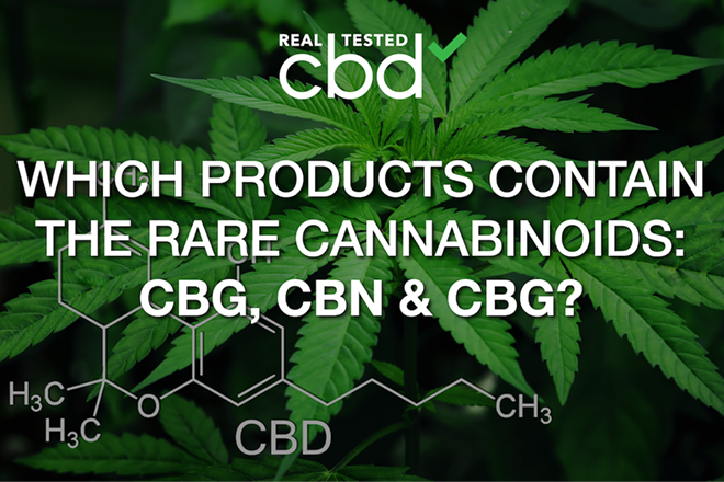 What products contain the most rare cannabinoids: CBC, CBN and CBG?