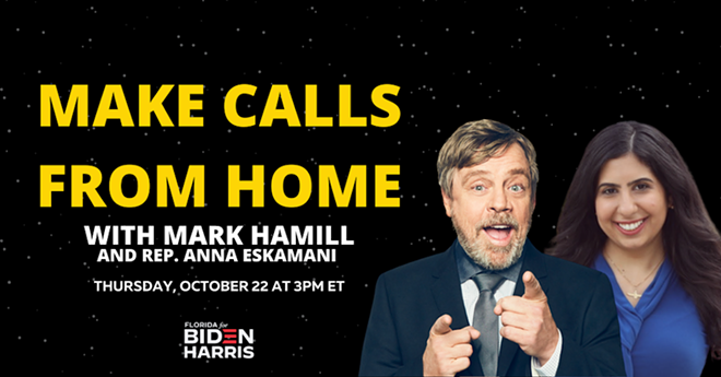 Florida Rep. Anna Eskamani goes full Jedi with Star Wars' Mark Hamill in Thursday phone-banking event (2)