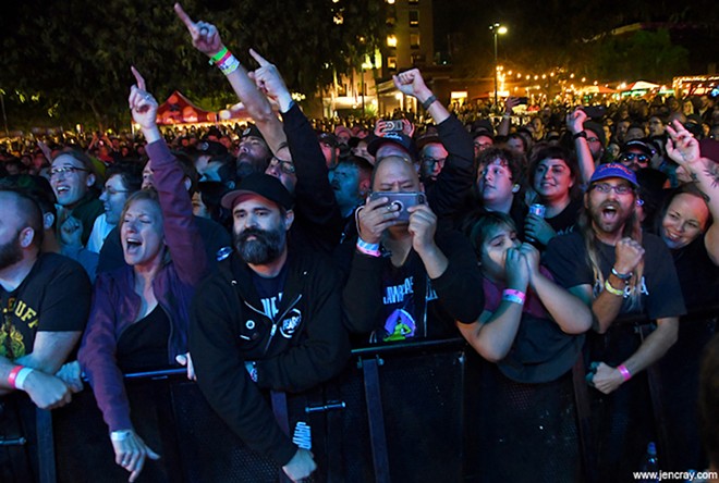 Crowd shot from FEST 18 in 2019 - Photo by Jen Cray for Orlando Weekly
