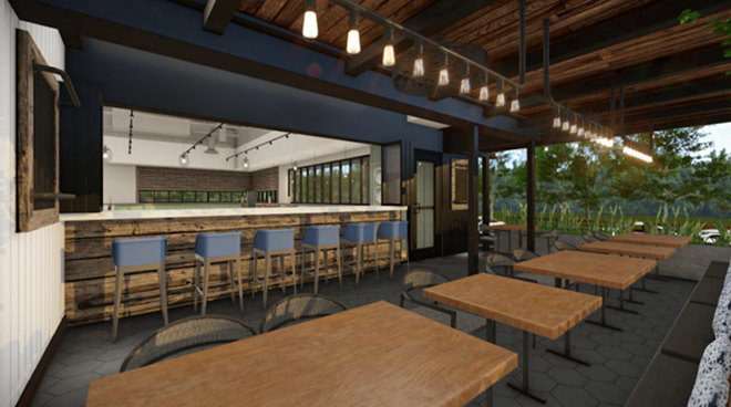 Concept art for the indoor bar - PHOTO COURTESY FIRST WATCH
