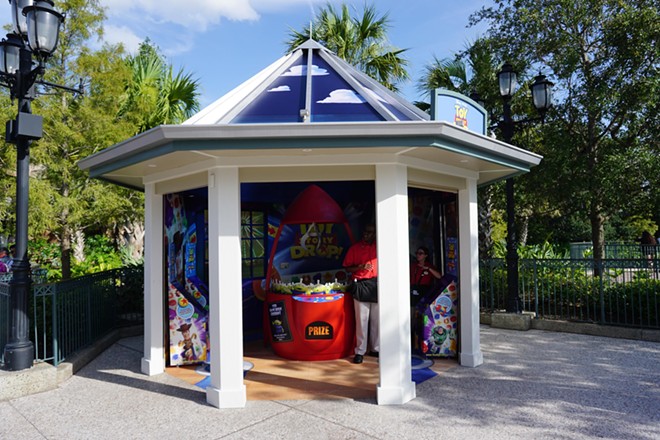 A small Toy Story themed pop-up experience at Disney Springs - Image via Orlando Tourism Report