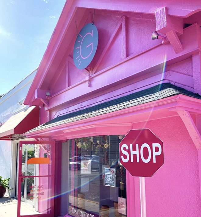 Winter Park's new bright pink gift shop Gasp is bound to draw eyes, customers