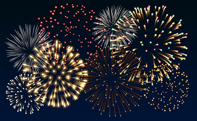 The fireworks at Lake Eola will return in 2021. - Image via Adobe Stock