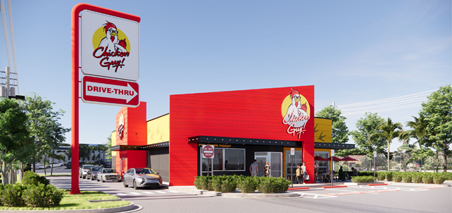 Here's a rendering of the soon-to-open Chicken Guy! in Winter Park