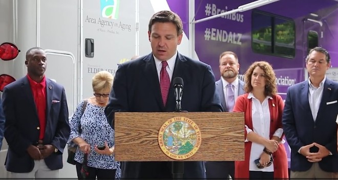 Florida governor Ron DeSantis killed a controversial plan to expand Florida's toll road system. - SCREENSHOT VIA TWITTER/RON DESANTIS