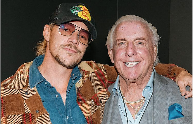 Diplo on left, sadly Ric Flair not included. - Photo courtesy Diplo/Instagram