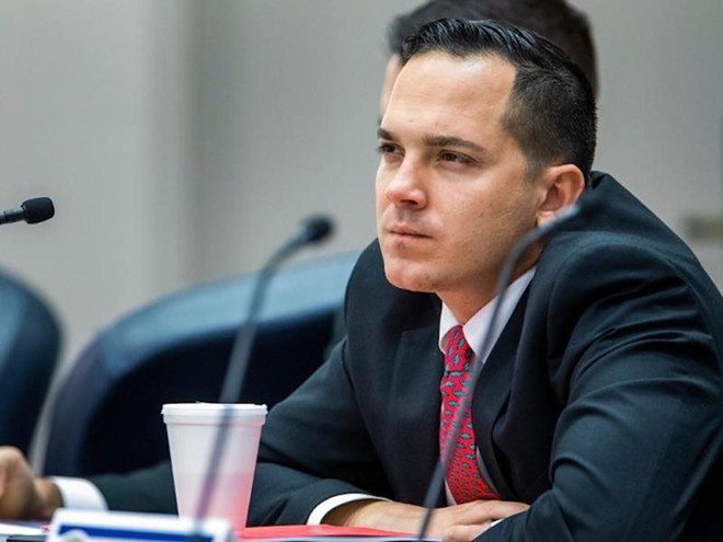State Rep. Anthony Sabatini, R-Howey-in-the-Hills, is attorney in a case challenging the mask ordinance. - Photo via News Service of Florida