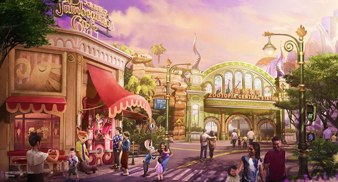Shanghai Disneyland's upcoming Zootopia themed mini-land - IMAGE VIA DISNEY