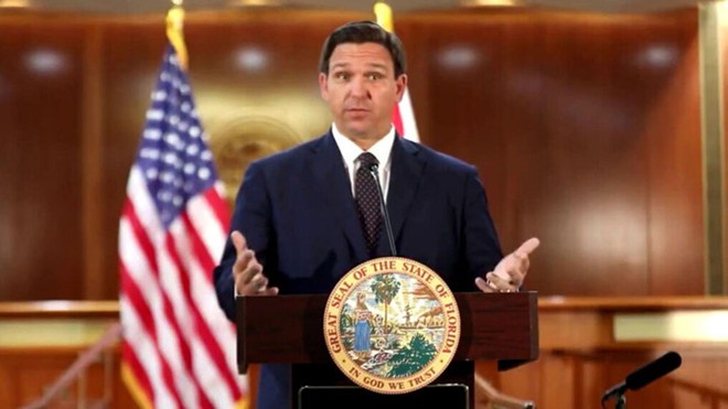 DeSantis addresses the Legislature in the 2021 State of the State - SCREENGRAB/FLORIDA CHANNEL