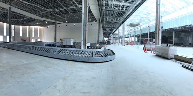The baggage carousels were installed in Terminal C earlier this year. Construction is now wrapping up on the new terminal. - IMAGE VIA GREATER ORLANDO AVIATION AUTHORITY (GOAA)
