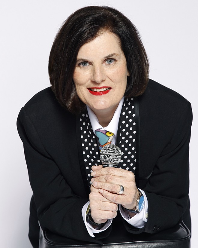 Paula Poundstone's inexplicably hilarious act comes to the Plaza Live
