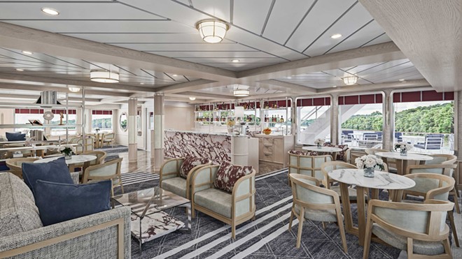 The Sky Lounge on the upcoming American Cruise Lines catamaran ships – IMAGE VIA AMERICAN CRUISE LINES