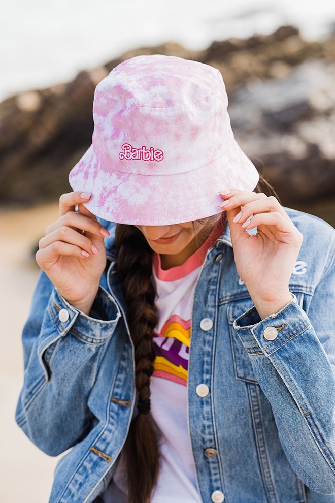 The Barbie Malibu Pop-Up Truck will be selling tie-dye bucket hats, denim jackets, necklaces and more retro-themed beach apparel at the Florida Mall on Saturday. - Barbie Malibu Truck Tour