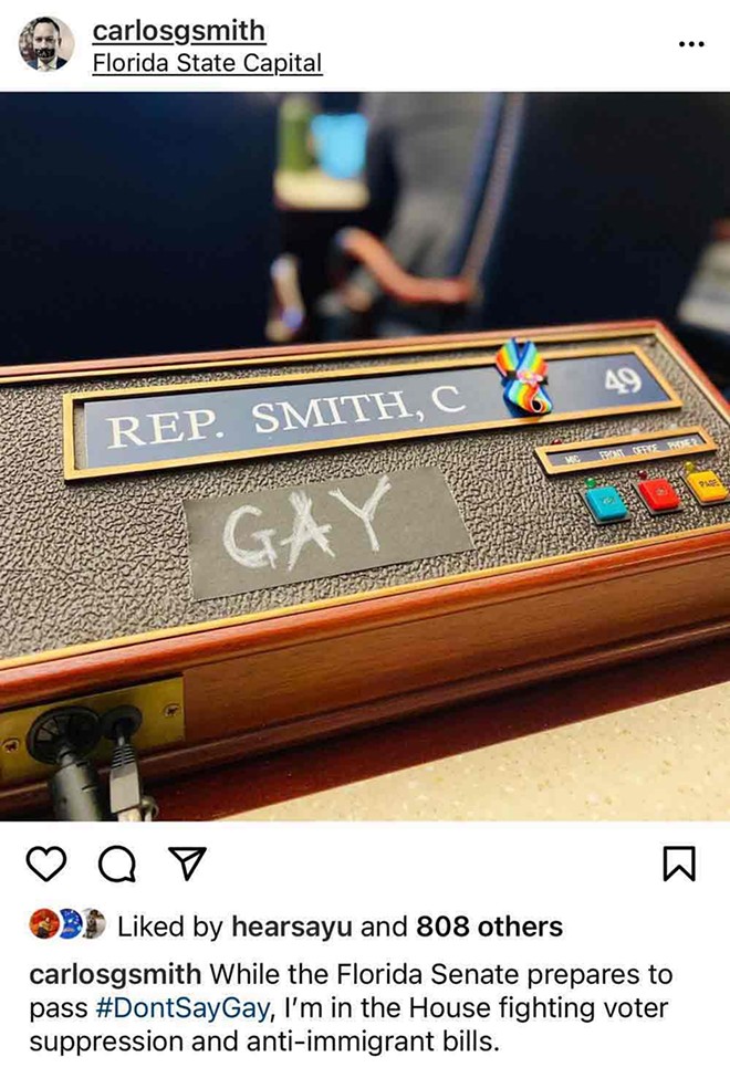 At Orlando Weekly, we say gay, and we will keep saying gay, regardless of what Gov. Ron DeSantis or 91 Florida legislators think