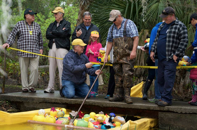 The Great Duck Derby is racing its way back to the Mead Botanical Garden