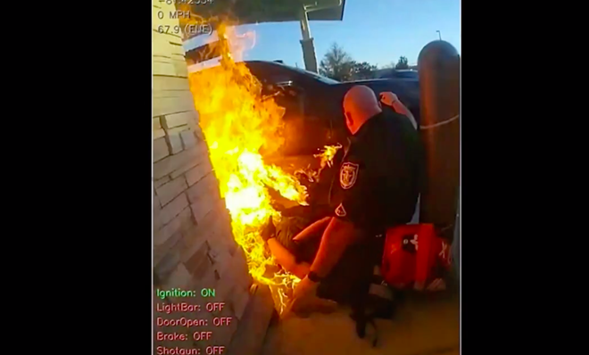 Bodycam footage shows moment Osceola County Sheriff's Office deputy set dirtbiker, himself on fire during attempted arrest