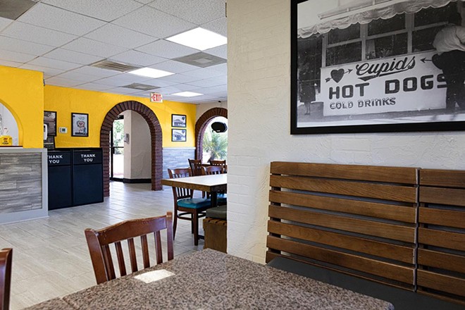 Cupid's Hot Dogs provides Lee Road the SoCal vibe it didn't know it needed