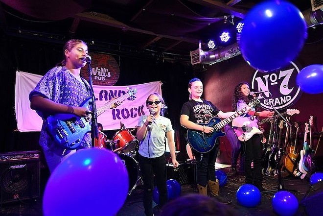Girls Rock Camp showcase at Will's in 2019 - Photo by Jen Cray