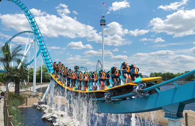 SeaWorld Orlando is building a standing, surf-themed roller coaster