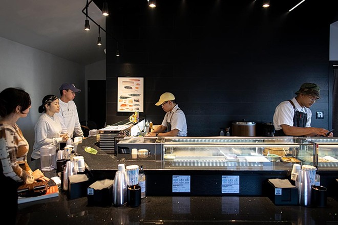 Edoboy and its Mills 50 standing-only sushi bar is less novelty and all quality