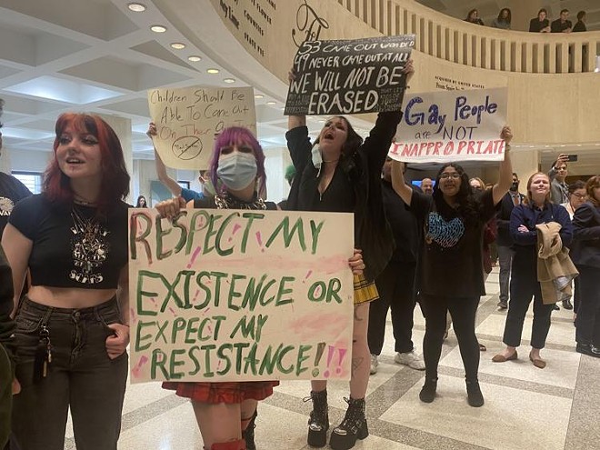 Protesters challenge limits on protests inside Florida Capitol