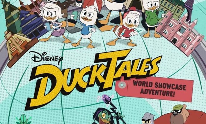 The cast of 'DuckTales' arrives at Epcot this weekend - Image courtesy Disney Parls Blog