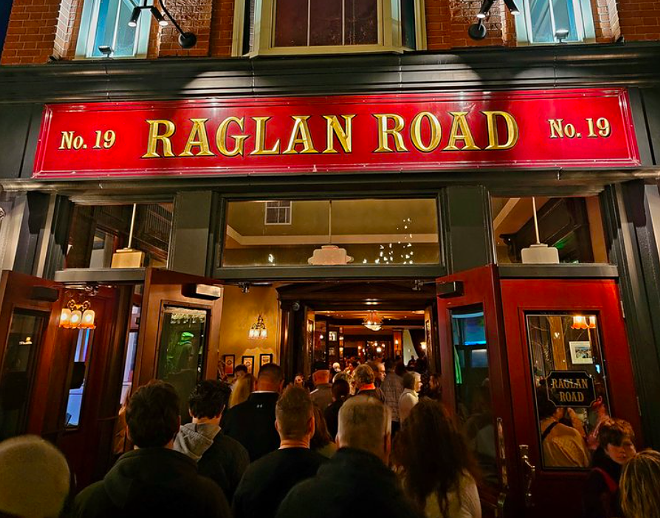 Raglan Road Irish Pub throws a Mighty St. Patrick's Festival every year. - Photo via Raglan Road website