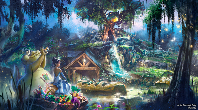 Tiana's Bayou Adventure opens early next year - Photo courtesy Disney