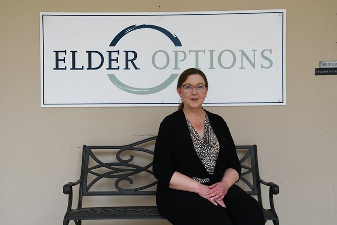 Amy Thomas has worked with vulnerable children and adults for more than 20 years when she started working at Elder Options, a Gainesville-based nonprofit that serves elders in 16 north-central Florida counties. - Photo via Fresh Take Florida
