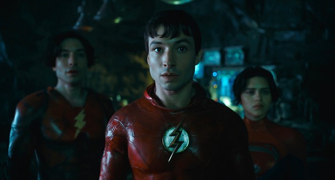 Ezra Miller stars as lightning-fast hero the Flash. - photo courtesy Warner Bros.
