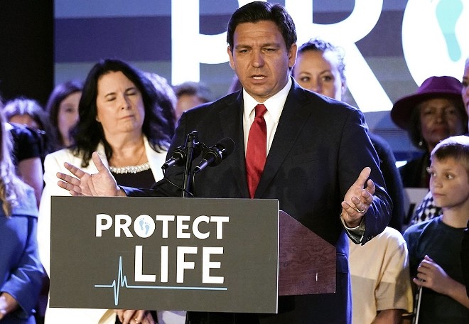 Florida Gov. Ron DeSantis regularly touts himself as "pro-life" in support of restrictions on abortion access.
