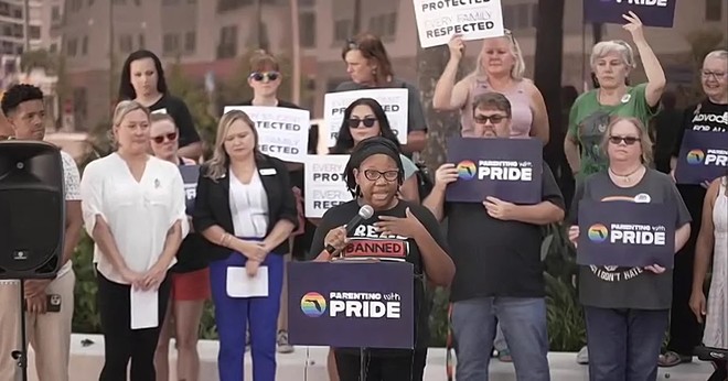 Parents and LGBTQ advocates gather for the launch of a Parenting With Pride program in Orlando. (Aug. 15, 2023) - courtesy photo/Equality Florida